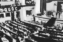 Première session de la 1ʳᵉ législature de l’Assemblée nationale, la première Assemblée nationale de la République démocratique du Vietnam après les élections générales. Photo d’archive. 