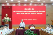 Panorama de la séance de travail. Photo : VNA.