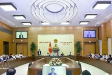 Panorama de la 55e réunion du Comité permanent de l’Assemblée nationale, le 2 mars à Hanoï. Photo : VNA. 