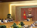 La rencontre entre le vice-Premier ministre permanent Pham Gia Tuc et des représentants d’associations et d’entreprises américaines investissant et opérant au Vietnam, le 17 juillet à Hanoï. Photo : baochinhphu.vn