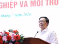 Le vice-Premier ministre Ho Quoc Dung s'exprime lors de l'événement. Photo: baochinhphu.vn 