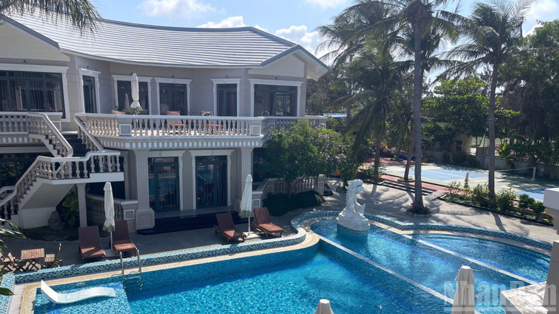 Le complexe hôtelier Roman Resort sur l’île de Phu Quy.