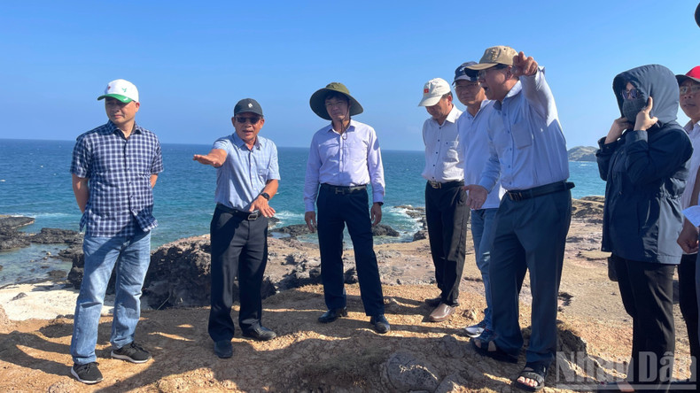 Les participants proposent des idées pour le développement touristique de l’île.