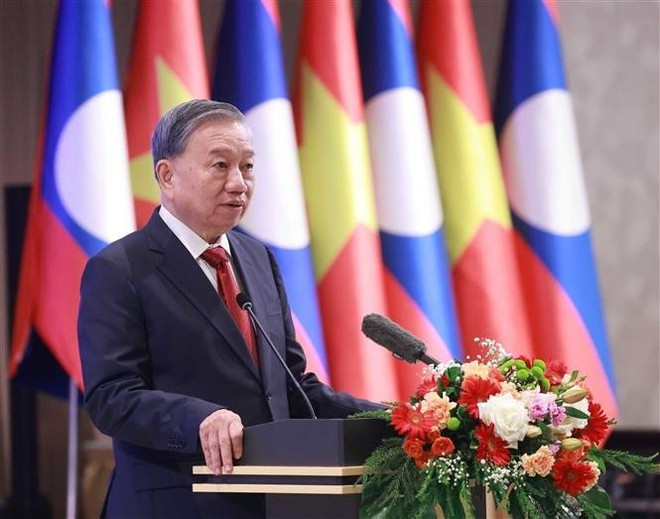 Le secrétaire général du Parti communiste du Vietnam (PCV), To Lam. Photo: VNA