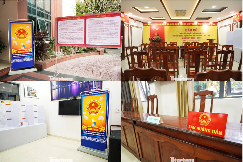 Le quartier de Hai Chau compte 10 circonscriptions électorales et 43 bureaux de vote. À ce jour, les préparatifs dans les bureaux de vote sont achevés, qu’il s’agisse des infrastructures, de la décoration ou encore de l’affichage des informations et des instructions de vote.