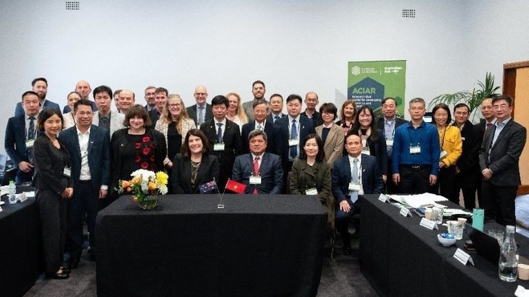 Le dialogue de partenariat “Coopération en recherche agricole Vietnam–Australie”, coprésidé récemment à Sydney par l’ACIAR et le ministère vietnamien de l’agriculture et de l’environnement. Photo : Ambassade d’Australie au Vietnam b.jpg