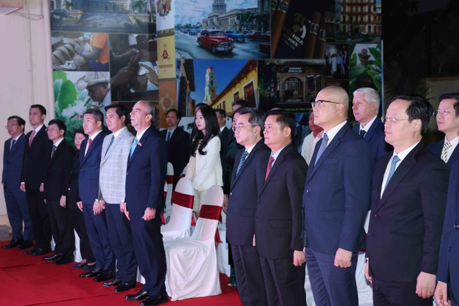 Des délégués lors de la cérémonie. Photo : VNA.