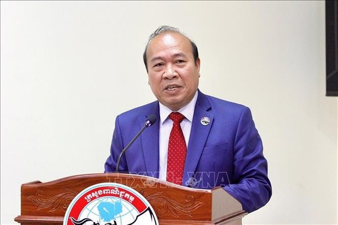 Tith Rithipol, vice-secrétaire d’État au Commerce du Cambodge. Photo : VNA. Tith Rithipol, vice-secrétaire d’État au Commerce du Cambodge. Photo : VNA.