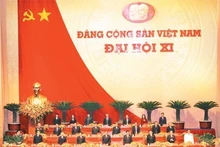Vue générale du XIe Congrès du Parti communiste du Vietnam. Photo d'archives/NDEL.