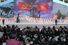 La célébration placée sous le thème « L'épopée du Printemps 1968 » en l’honneur du 50e anniversaire de l'Offensive générale du Printemps 1968, le 31 janvier à Hô Chi Minh-Ville. Photo : VOV.