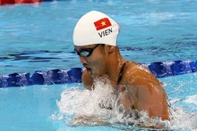  La nageuse Anh Viên est l'un des 23 sportifs qui participeront aux Jeux Olympiques de Rio 2016. Photo: VNA.