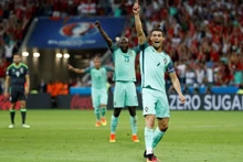 La joie des joueurs portugais. Photo: Reuters.