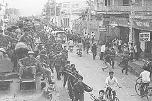 La chaîne télévisée argentine CBA24N diffuse une émission spéciale à l'occasion du 40e anniversaire de la libération du Sud et de la réunification du Vietnam. Photo: Quang Khanh/VNA/CVN.