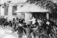 Nguyên Tât Thành participa à la lutte contre le régime d'impôts au Centre du Vietnam (1908). Photo: Musée Hô Chi Minh de Hanoï. 