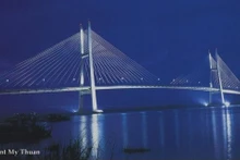 Le pont My Thuân. Photo: Numéro spécial du Journal Nhân Dân.