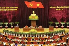 Le 11e Plénum du Comité central du PCV s'est ouvert le 7 octobre à Hanoi. Photo : NDEL.