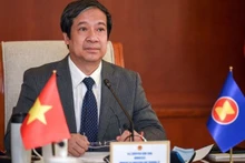 Le ministre vietnamien de l'Éducation et de la Formation, Nguyên Kim Son, participe à la table ronde des ministres de l'Éducation Chine - ASEAN. Photo : VNA.