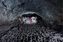 La grotte T1. Photo fournie par le comité de gestion de la grotte volcanique de Krông Rô 