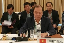Le vice-ministre des Affaires étrangères, Nguyên Quôc Dung, chef de SOM ASEAN du Vietnam. Photo: VOV.