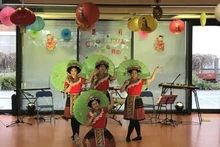 Un numéro interprété lors du Festival de la culture asiatique « Passeport pour l’Asie », le 9 février à Cergy-le-Haut, en France. Photo: VOV.