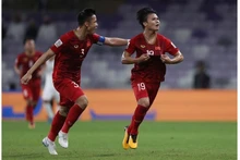 Le Vietnam remporte le dernier billet pour les huitièmes de finale de l’Asian Cup 2019. Photo : VNA