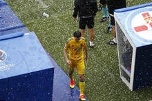 L'Ukraine, qui a perdu ses deux premiers matches, est déjà éliminée de l'Euro 2016 dans le groupe C. Photo: Reuters.