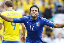 Le buteur de l'Inter d'origine brésilienne Eder. Photo: Reuters.