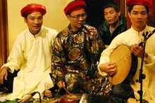 Le chant châu van interprété au Vieux quartier de Hanoi. Photo d'illustration: Khanh Giang/NDEL.