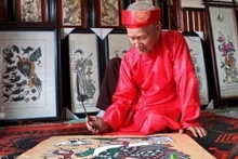 Des estampes de Dông Hô du Vietnam. Photo: Vietnam illustré.