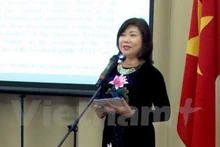 L'ambassadrice vietnamienne en Slovaquie, Hô Dac Minh Nguyêt. Photo : VNA.