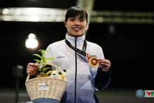 L'escrimeuse vietnamienne Nguyên Thi Nhu Hoa. Photo: VTV.