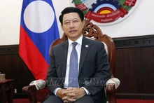 Le Vice-Premier ministre laotien et ministre des Affaires étrangères Saleumasay Kommasith. Photo : VNA