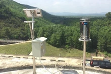 Une station de mesure pluviométrique automatique. Photo : nongnghiep.vn