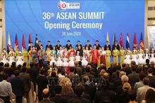 Cérémonie d’ouverture du 36e Sommet de l’ASEAN, à Hanoi, le 26 juin 2020. Photo : VNA.