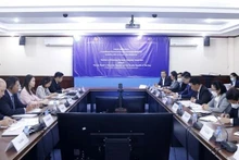 Colloque sur le travail de diplomatie économique, organisé le 17 août à Vientiane, au Laos. Photo : VNA.