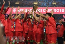 Le Vietnam est le nouveau champion de l'AFF Suzuki Cup. Photo : VNA