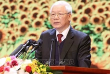 Le Secrétaire général du Parti communiste du Vietnam, Nguyên Phu Trong. Photo : VNA.