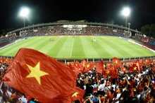 Le 19 mai, l’équipe vietnamienne a battu celle de la Malaisie 1 à 0, au stade de Viêt Tri (dans la province de Phu Tho, au Nord). Photo : Trân Hai/NDEL.