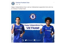 Chelsea félicite la Fête nationale du Vietnam. Photo: VOV.