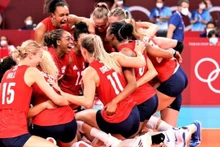 L'équipe des États-Unis. Photo : Olympics/NDEL.