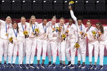 L'équipe féminine américaine de volley-ball. Photo : Reuters.