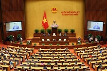 La vue générale de la première session de l'AN du Vietnam (XVe législature). Photo : VNA.