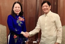 La Vice-Présidente vietnamienne, Vo Thi Anh Xuân, et le Président des Philippines, Ferdinand Romualdez Marcos Jr. Photo : VNA.