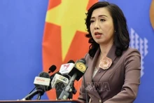 La porte-parole du ministère des Affaires étrangères, Lê Thi Thu Hang. Photo : VNA.