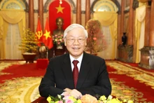 Le Secrétaire général (SG) du Parti communiste du Vietnam (PCV) et Président vietnamien Nguyên Phu Trong. Photo : NDEL.