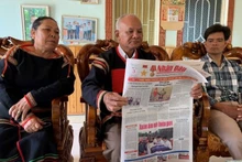 Y Bhem Knul, de l’ethnie Ede, dans le village de Jat B, commune de Ea Hiu, district de Krông Pak, province de Dak Lak.