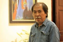 L'écrivain Nguyên Quang Thiêu, président de l’Association des Écrivains du Vietnam. Photo : NDEL.