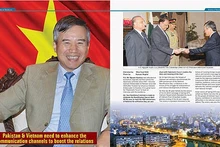 L'article publié sur le magazine pakistanais des relations extérieures "Diplomatic Focus". Photo: tgnv.com.vn.