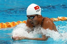 La nageuse Anh Viên. Photo: Hai Dang/NDEL.