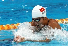 La nageuse Nguyên Thi Anh Viên, l'un des brillants sportif vietnamiens. Photo: Hai Dang/NDEL.